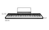 Alesis Recital 88-Key Beginner Digital Piano with Full-Size Semi-Weighted Keys and Included Power Supply