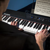 Alesis Recital 88-Key Beginner Digital Piano with Full-Size Semi-Weighted Keys and Included Power Supply