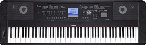Yamaha DGX 660 88 Key Portable Grand Digital Piano Bundle Furniture Style Bench Dust Cover Sustain Pedal Instructional DVD Instructional Book and