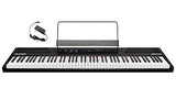 Alesis Recital 88-Key Beginner Digital Piano with Full-Size Semi-Weighted Keys and Included Power Supply